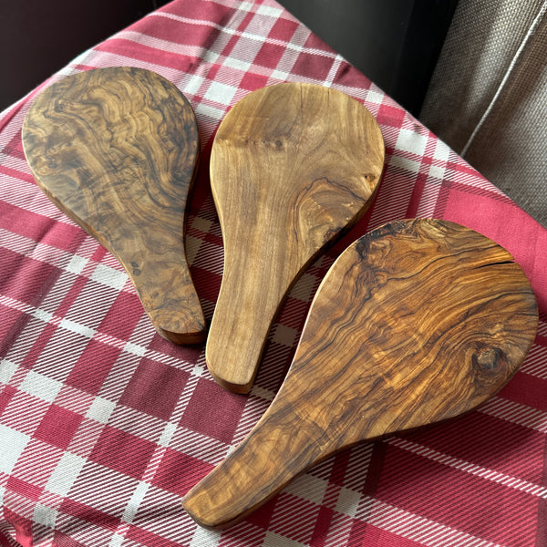 Set of 3 Mediterranean Serving Boards Olivewood