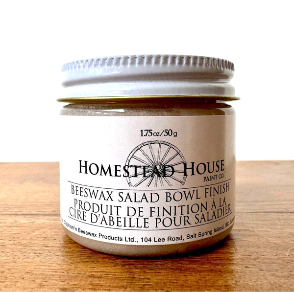 Homestead House Beeswax Salad Bowl Finish 50g