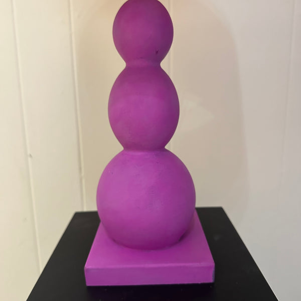 Painted Table Lamp Neon Colours Abstract Contemporary Style