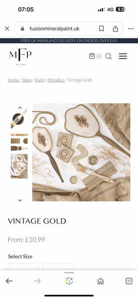 Fusion Metallic’s Vintage Gold