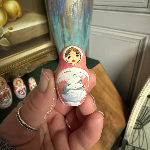 Matryoshka Russian Dolls Stackable Wooden Dools