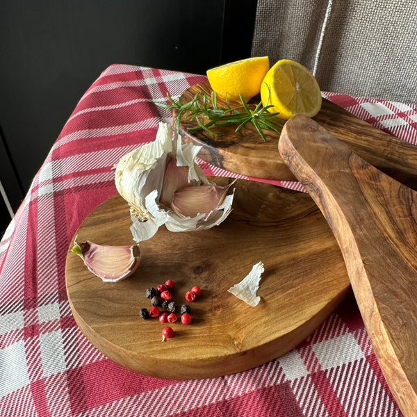 Set of 3 Mediterranean Serving Boards Olivewood