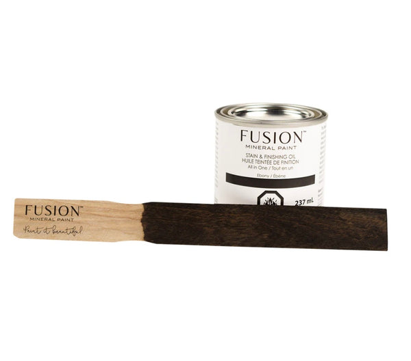 Fusion Stain & Finishing Oil Ebony 237ml