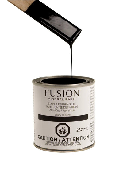Fusion Stain & Finishing Oil Ebony 237ml