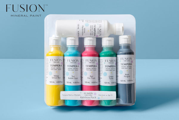 Fusion For Kids Tempera Kit - Rainbow Pack