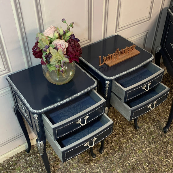 Painted Bedside Tables Louis Style Bedsides Olympus Furniture Nightstands