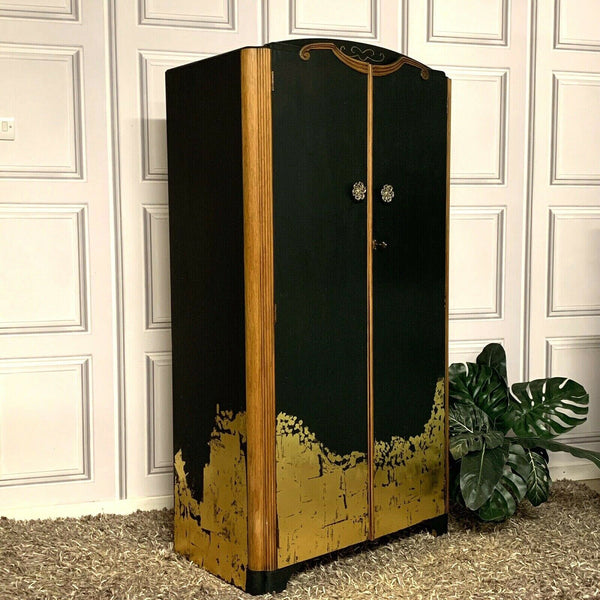 Painted Art Decor Wardrobe with a Modern Twist Commissions Welcome Botanical Theme Wardrobe