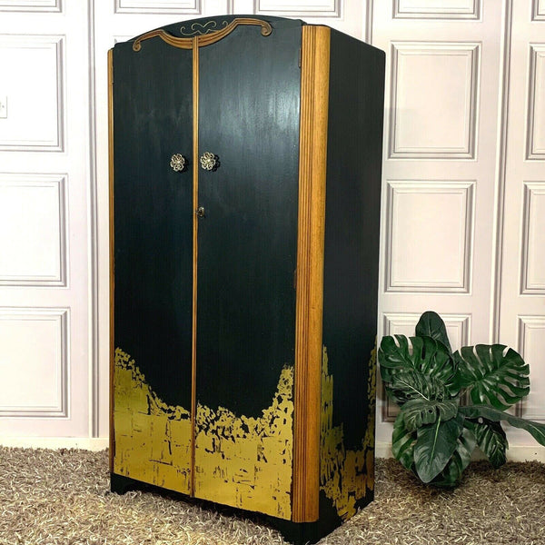 Painted Art Decor Wardrobe with a Modern Twist Commissions Welcome Botanical Theme Wardrobe