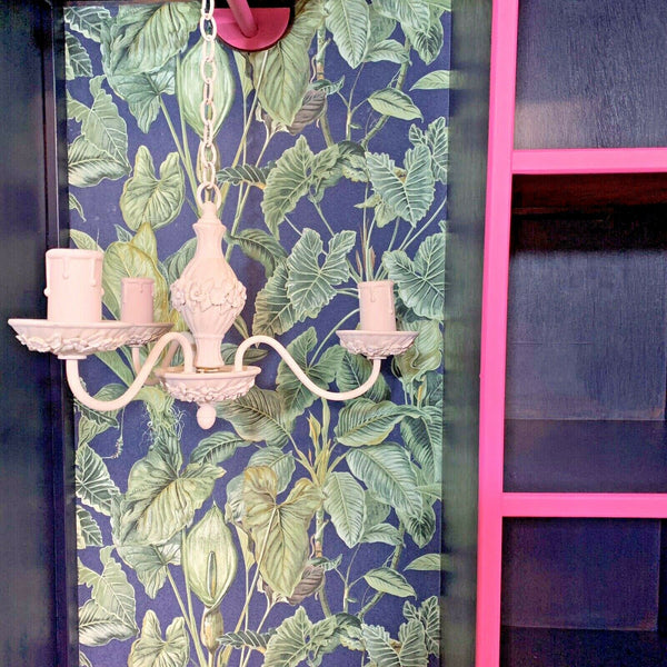Painted Art Decor Wardrobe with a Modern Twist Commissions Welcome Botanical Theme Wardrobe