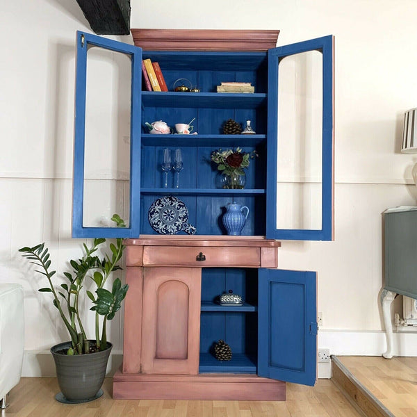 Victorian Bookcase Display Cabinet