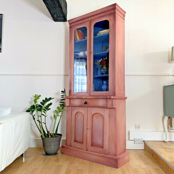 Victorian Bookcase Display Cabinet