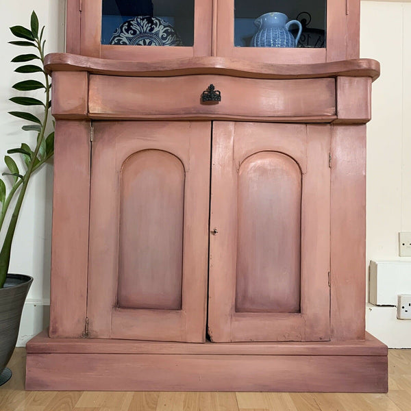 Victorian Bookcase Display Cabinet