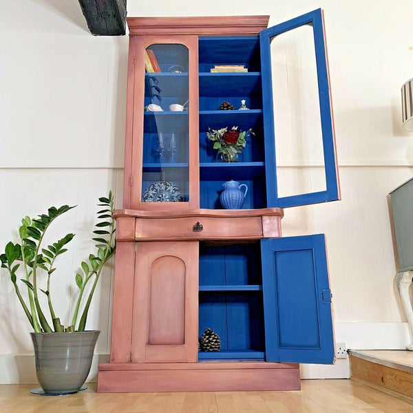 Victorian Bookcase Display Cabinet