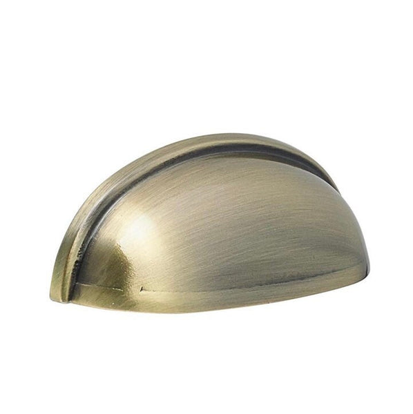 Cup Handles Cabinet Pulls Brushed Brass Effect