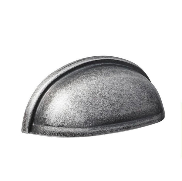 Cup Handles Brushed Steel Effect Farmhouse Style