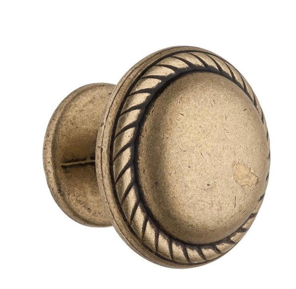 Cabinet Knobs Button Shape Knobs Furniture Handles Solid Brass