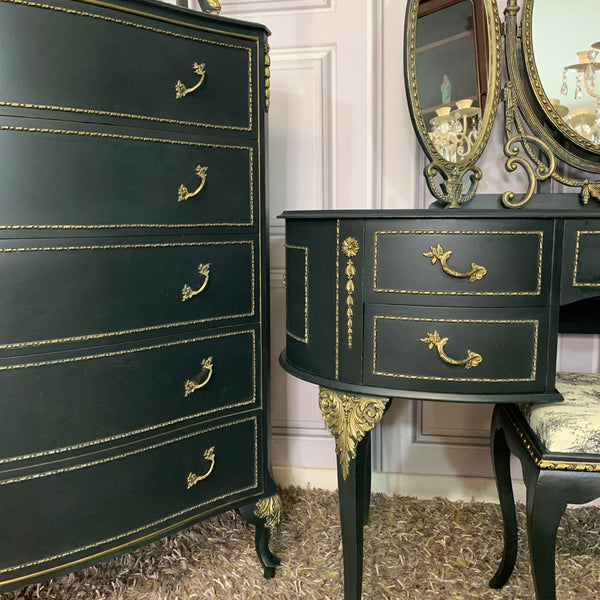 Black Bedroom Furniture Set French Style Olympus Furniture Set Custom Order