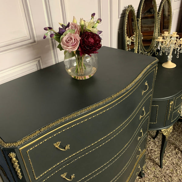 Black Bedroom Furniture Set French Style Olympus Furniture Set Custom Order