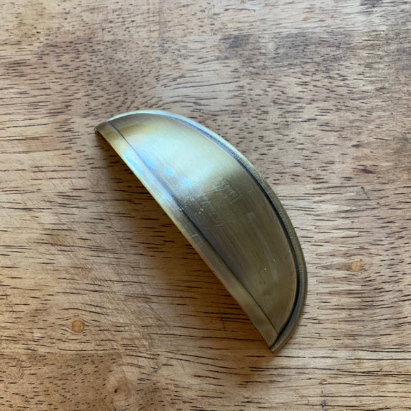 Cup Handles Cabinet Pulls Brushed Brass Effect
