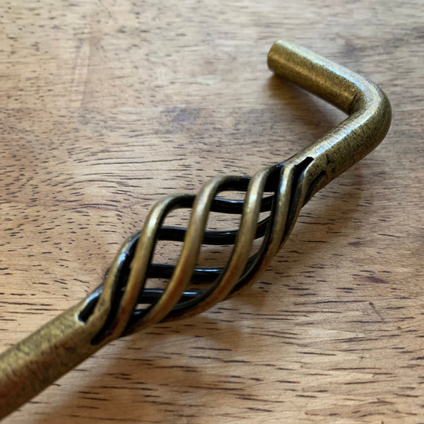 Cabinet Pulls Solid Brass Twisted Farmhouse Style