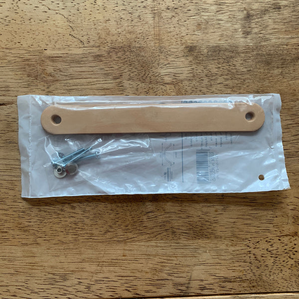 Real Leather Pulls / Furniture Handles Tan Colour