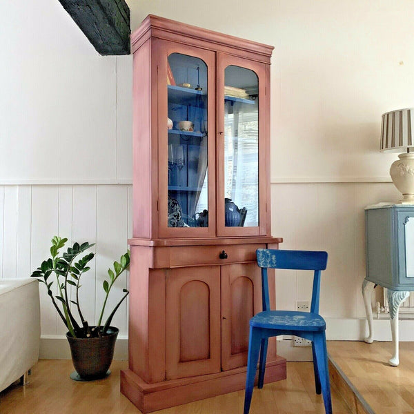 Victorian Bookcase Display Cabinet