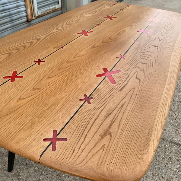 Ercol Dining Table and Chairs Black and Red Resin Table Design Kisses Commission Order