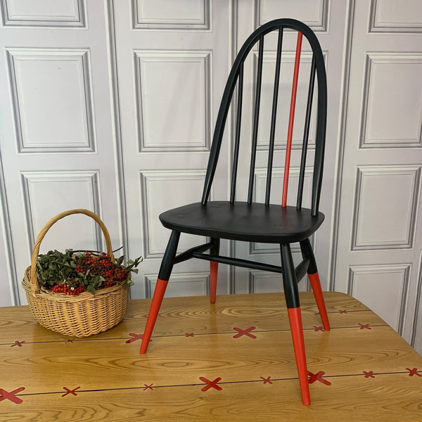 Ercol Dining Table and Chairs Black and Red Resin Table Design Kisses Commission Order