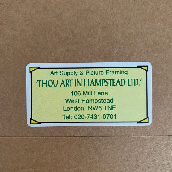 Charity Now Open Painting Signed Limited Edition 54/80 Thou Art in Hampstead Contemporary Art