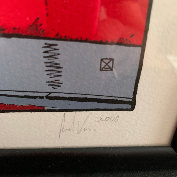 Charity Now Open Painting Signed Limited Edition 54/80 Thou Art in Hampstead Contemporary Art