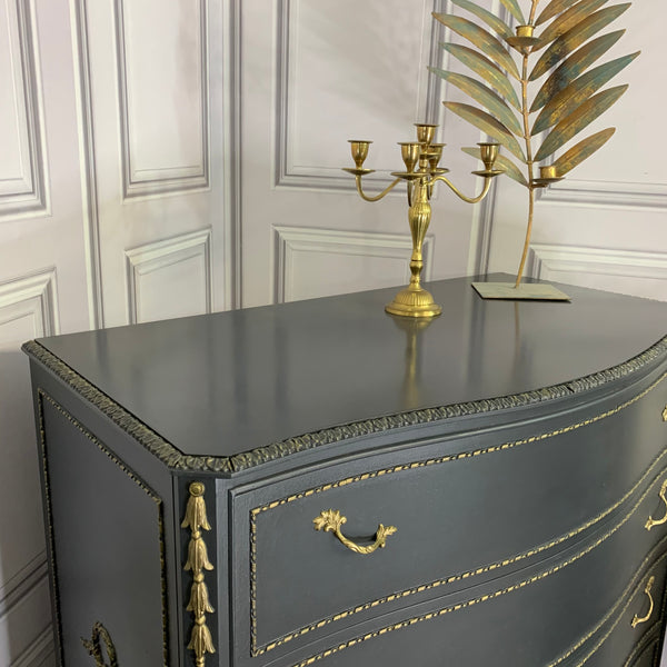 Bedroom Furniture Set by Olympus Black & Gold