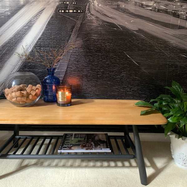 Ercol Coffee Table with Magazine Rack