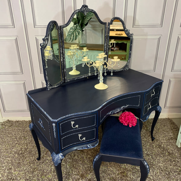 Olympus Dressing Table with Stool & Mirror Commission Order