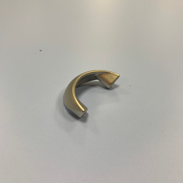 Cabinet Pulls Furniture Handles Modern Style Half Moon Shape Silver Colour