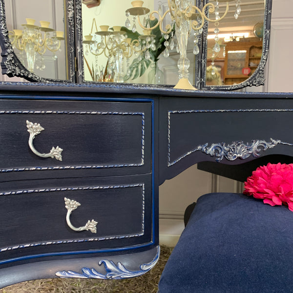 Olympus Dressing Table with Stool & Mirror Commission Order