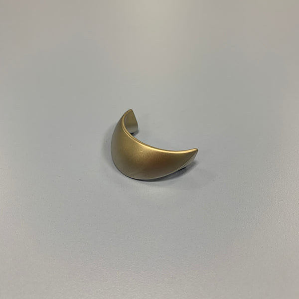 Cabinet Pulls Furniture Handles Modern Style Half Moon Shape Silver Colour