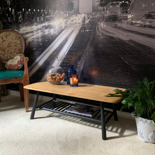 Ercol Coffee Table with Magazine Rack