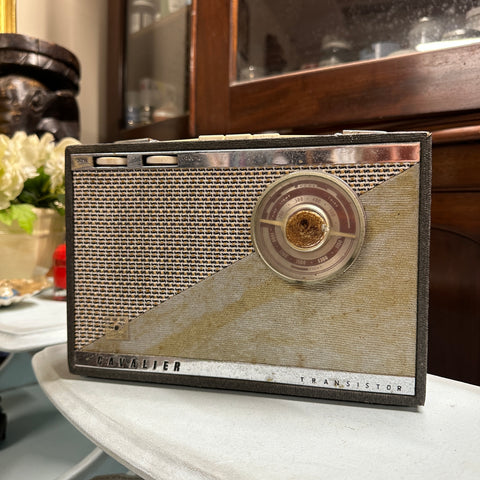 Vintage Cavalier Radio Transistor Home Decor