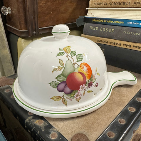 Vintage Cheese Dome Ceramic