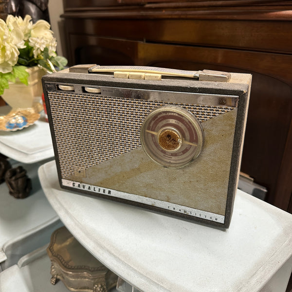 Vintage Cavalier Radio Transistor Home Decor