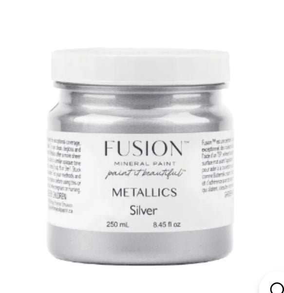 Fusion Metallic’s Silver Fusion Mineral Paint