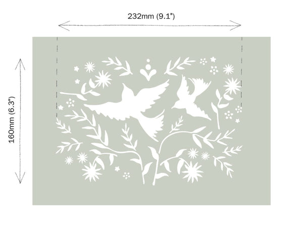 Mexican Birds Stencil  | Annie Sloan