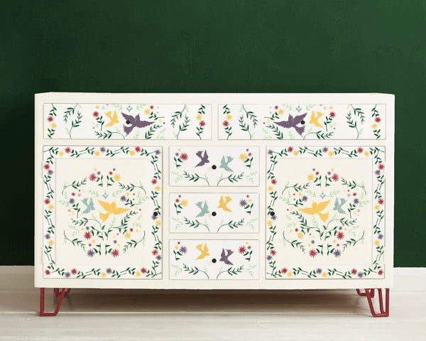 Mexican Birds Stencil  | Annie Sloan