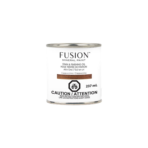 Fusion Stain & Finishing Oil Cappuccino 237ml
