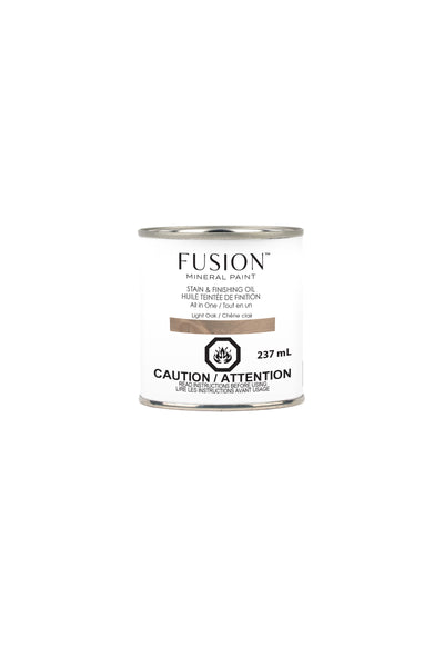 Fusion Stain & Finishing Oil Light Oak 237ml