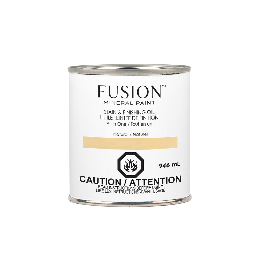Fusion Stain & Finishing Oil Natural 237ml