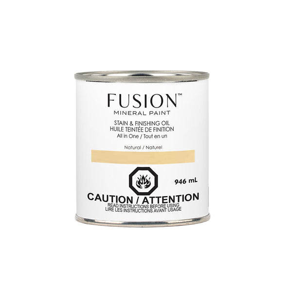 Fusion Stain & Finishing Oil Natural 237ml