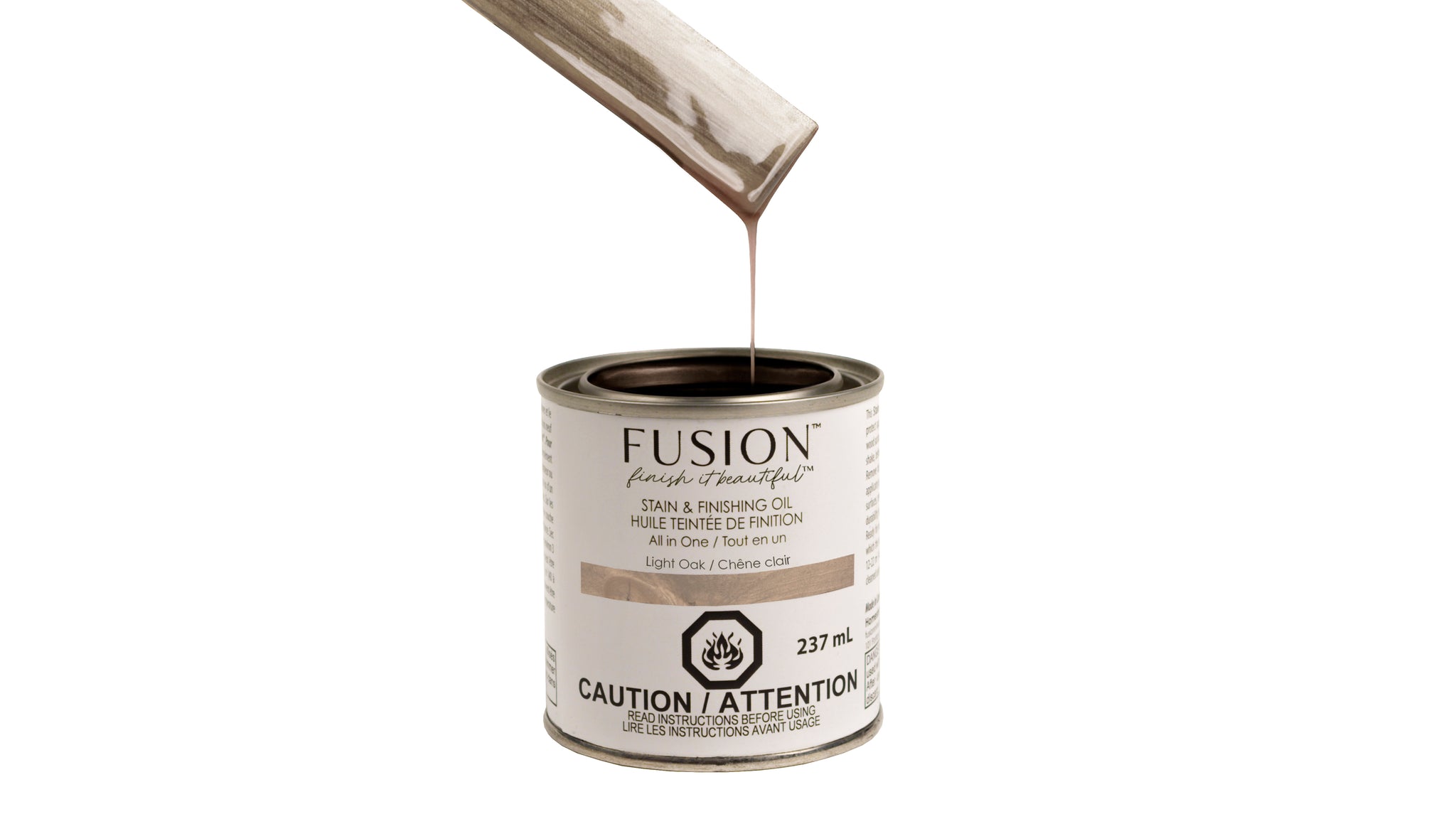 Fusion Stain & Finishing Oil Light Oak 237ml