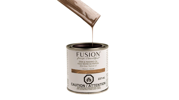 Fusion Stain & Finishing Oil Walnut 237ml