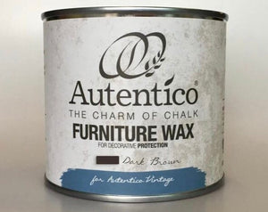 Autentico Furniture Wax 500ml Clear Wax Dark Brown Wax White Wax Taupe Wax